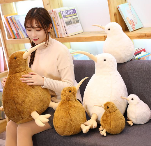 Chonky Kawaii Kiwi Bird Stuffed Animals Plushies