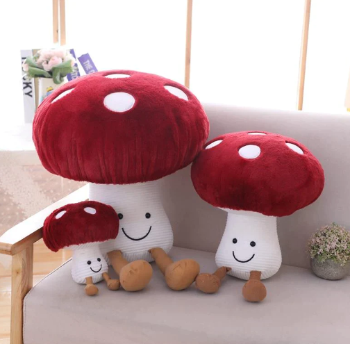 Kawaii Red Mushroom Plushie