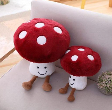 Kawaii Red Mushroom Plushie