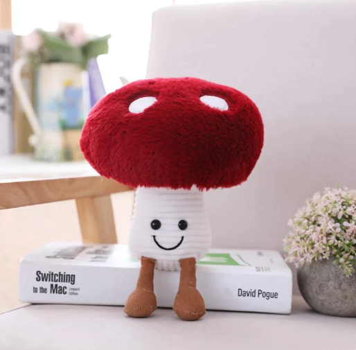 Kawaii Red Mushroom Plushie