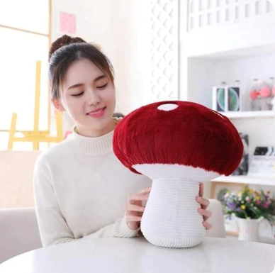 Kawaii Red Mushroom Plushie