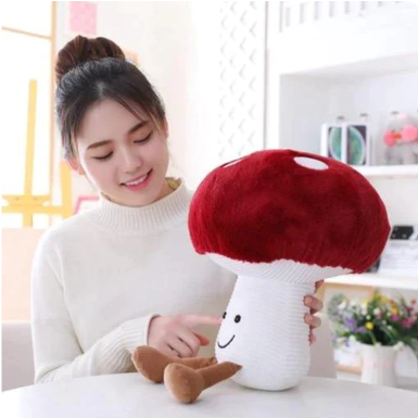 Kawaii Red Mushroom Plushie