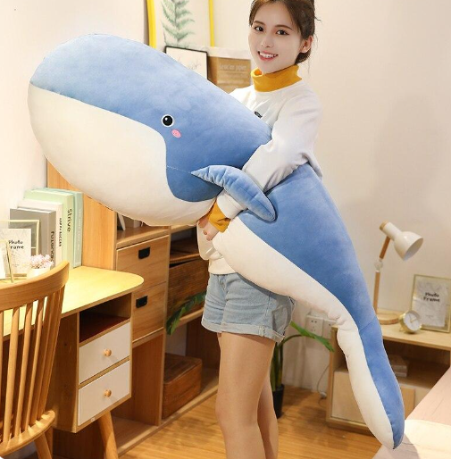 Kawaii Blue Giant Whale Plushie