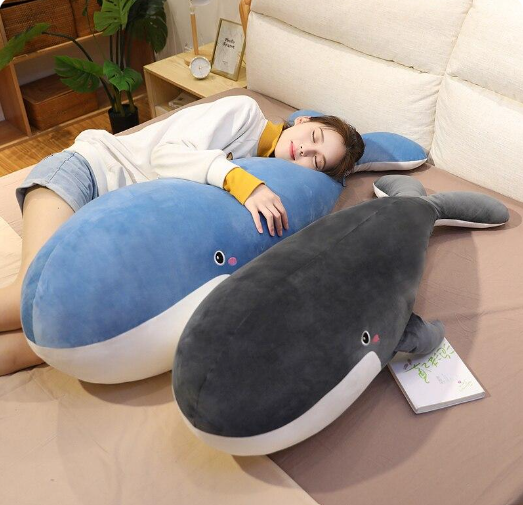 Kawaii Blue Giant Whale Plushie