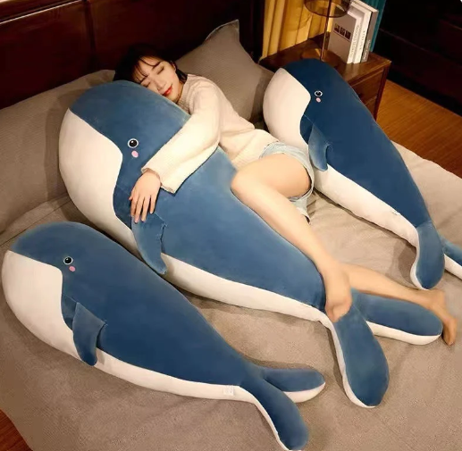 Kawaii Blue Giant Whale Plushie