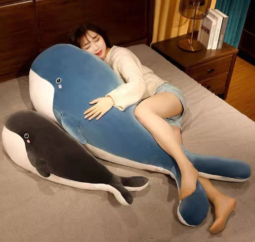 Kawaii Blue Giant Whale Plushie