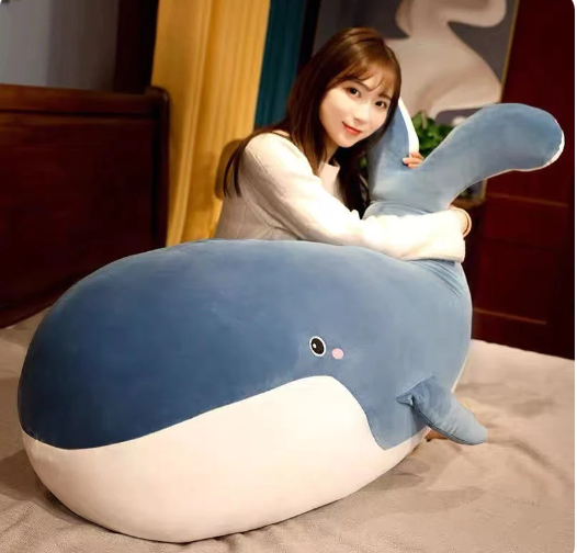 Kawaii Blue Giant Whale Plushie