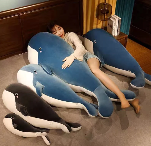 Kawaii Blue Giant Whale Plushie