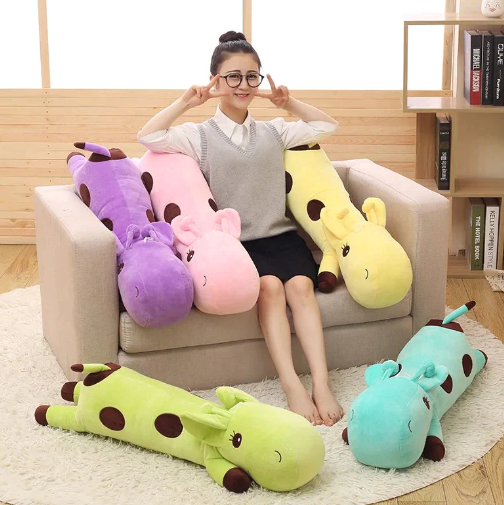 kawaii Long Giraffe Snuggle Buddies Plushies