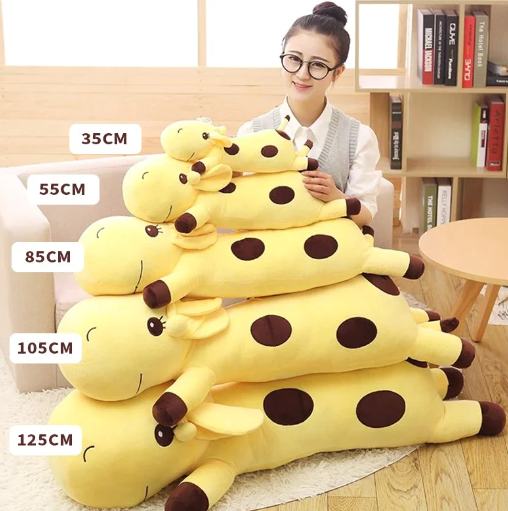 kawaii Long Giraffe Snuggle Buddies Plushies