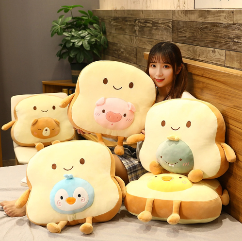 Kawaii Breadie Toastie Bestie-Slice Plushies Collection