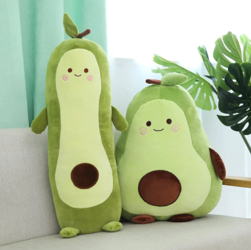 Kawaii Happy Green Avocado Plushie