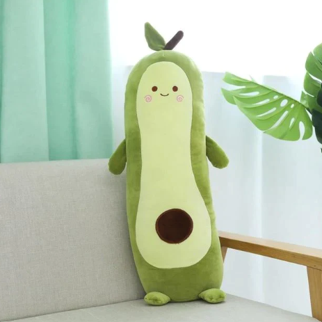 Kawaii Happy Green Avocado Plushie