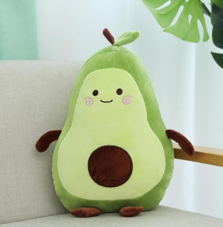 Kawaii Happy Green Avocado Plushie