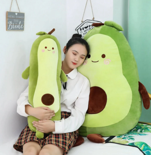 Kawaii Happy Green Avocado Plushie