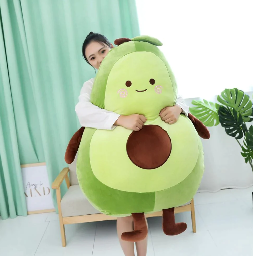 Kawaii Happy Green Avocado Plushie