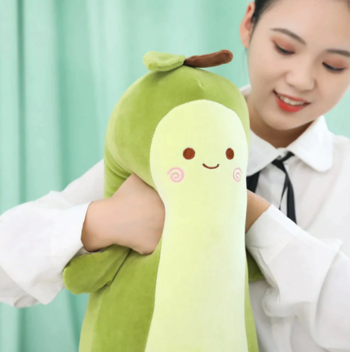 Kawaii Happy Green Avocado Plushie