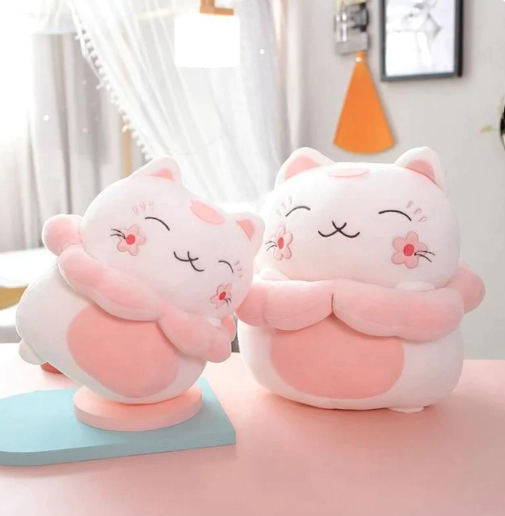 Kawaii Lucky Sakura Kitty Plushies