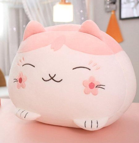 Kawaii Lucky Sakura Kitty Plushies