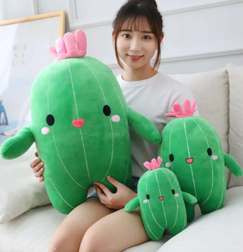 Kawaii Happy Cactus Friends Plushies