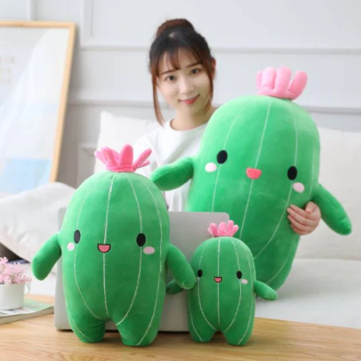 Kawaii Happy Cactus Friends Plushies