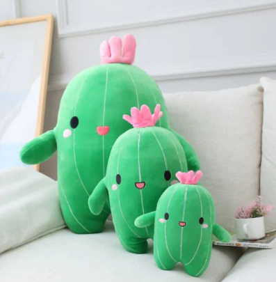 Kawaii Happy Cactus Friends Plushies