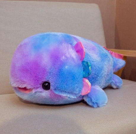 Kawaii Fuzzy Galaxy Axolotl Stuffed Animal Plushies