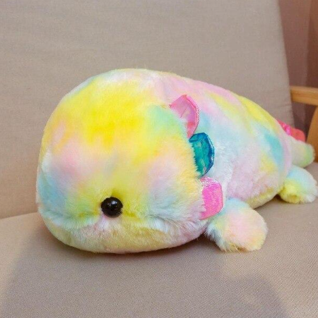 Kawaii Fuzzy Galaxy Axolotl Stuffed Animal Plushies