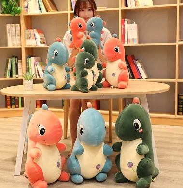 Kawaii T-Rex Dino Family Plushies