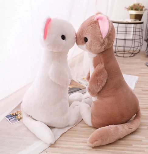 Kawaii Standing Fury Ferret Plushies