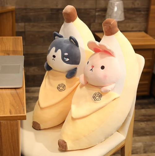 Discover the Fun and Kawaii Stuffed Animal Plushies Hiding in Bananas