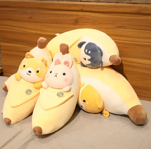 Discover the Fun and Kawaii Stuffed Animal Plushies Hiding in Bananas