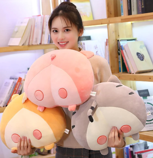 Kawaii Stuffed Animal Butt Pillows Plushies-Perfect for Animal Lovers