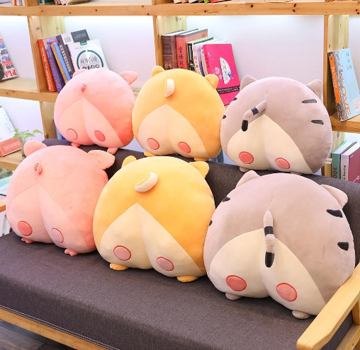 Kawaii Stuffed Animal Butt Pillows Plushies-Perfect for Animal Lovers