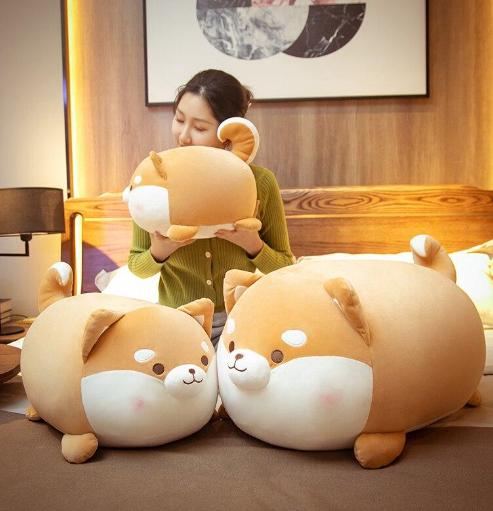 Kawaii Plumpy Blushing Shiba Plushies