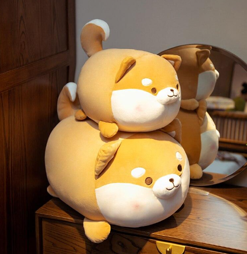 Kawaii Plumpy Blushing Shiba Plushies