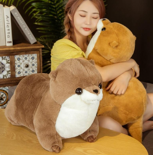 Kawaii Fluffy Chubby Otter Plushies