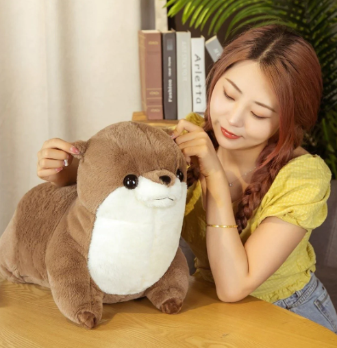 Kawaii Fluffy Chubby Otter Plushies