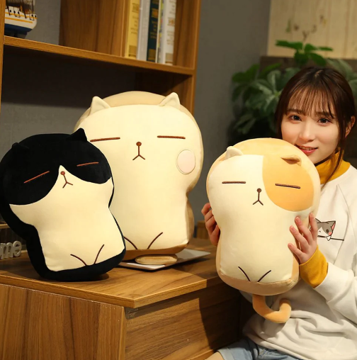 Kawaii Warm Toast Cat Plushies