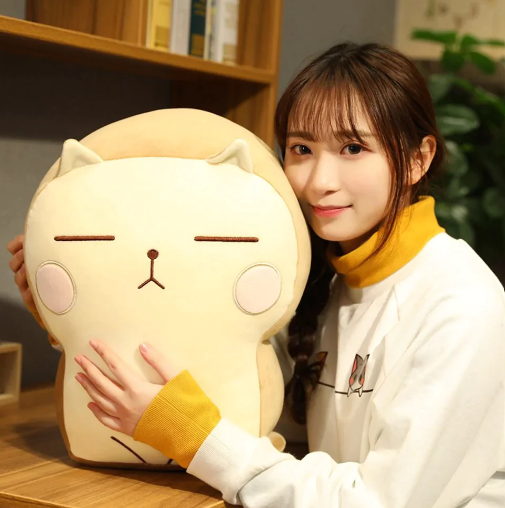 Kawaii Warm Toast Cat Plushies