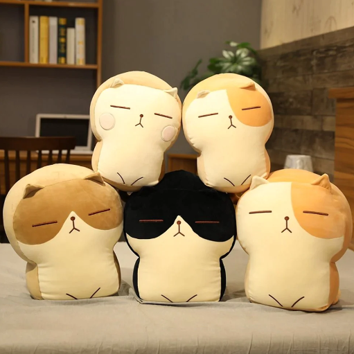 Kawaii Warm Toast Cat Plushies