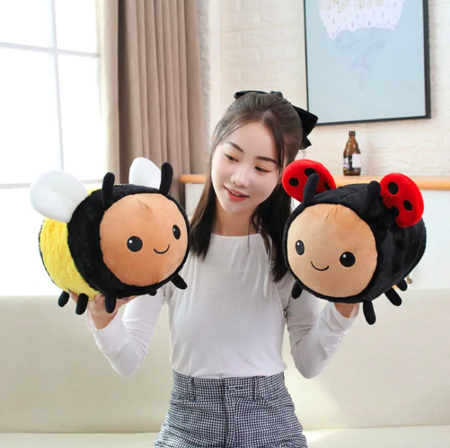 Kawaii Busy Ladybug Bumblebee Plushies