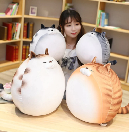 Kawaii Chonky Cat Crew Plushies