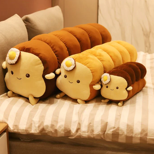 Kawaii Benedict Bread Plushies