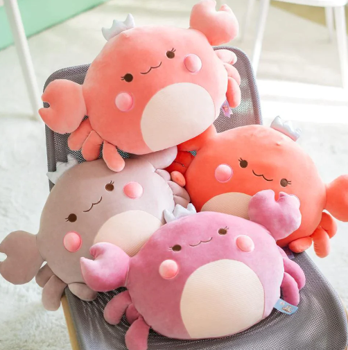 Kawaii Crab Queens Plushies