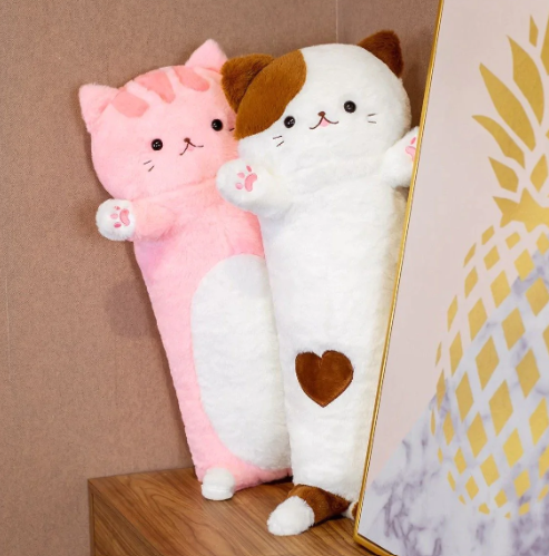 Kawaii Fluffy Neko Cat Snuggle Buddies Plushies