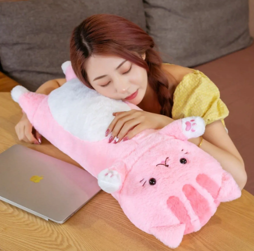 Kawaii Fluffy Neko Cat Snuggle Buddies Plushies