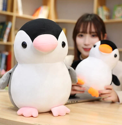 Kawaii Fisher and Fiona the Penguins Plushies