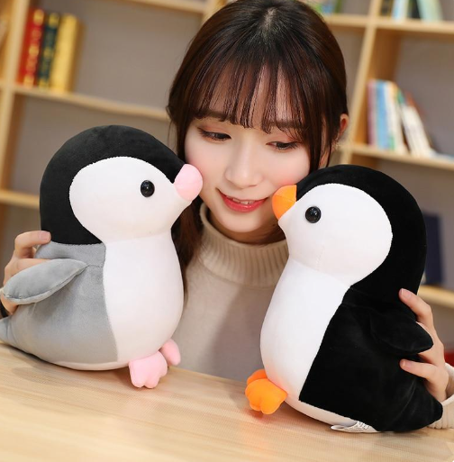 Kawaii Fisher and Fiona the Penguins Plushies