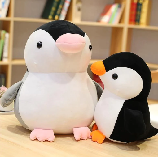 Kawaii Fisher and Fiona the Penguins Plushies